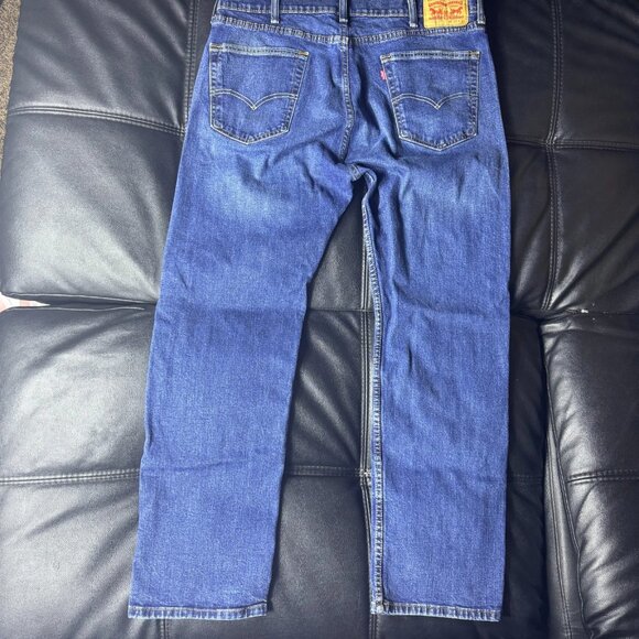 Levi's 505 Men's Straight Leg Jeans Blue Denim Medium Wash 5-Pocket W38 L32 - Picture 2 of 16